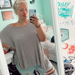 American Eagle Soft & Sexy Striped T-Shirt